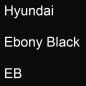 Preview: Hyundai, Ebony Black, EB.